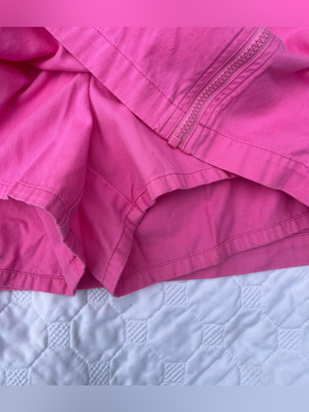 Vintage Xhilaration low rise hot pink mini skirt / skort - size 15 - like new - Picture 5 of 5